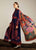 FULLY EMBROIDERED 3PC DHANAK DRESS WITH DIGITAL PRINTED DHANAK SHAWL-EZ742