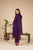 EMBROIDERED 2PC LINEN DRESS -EZ074, , 