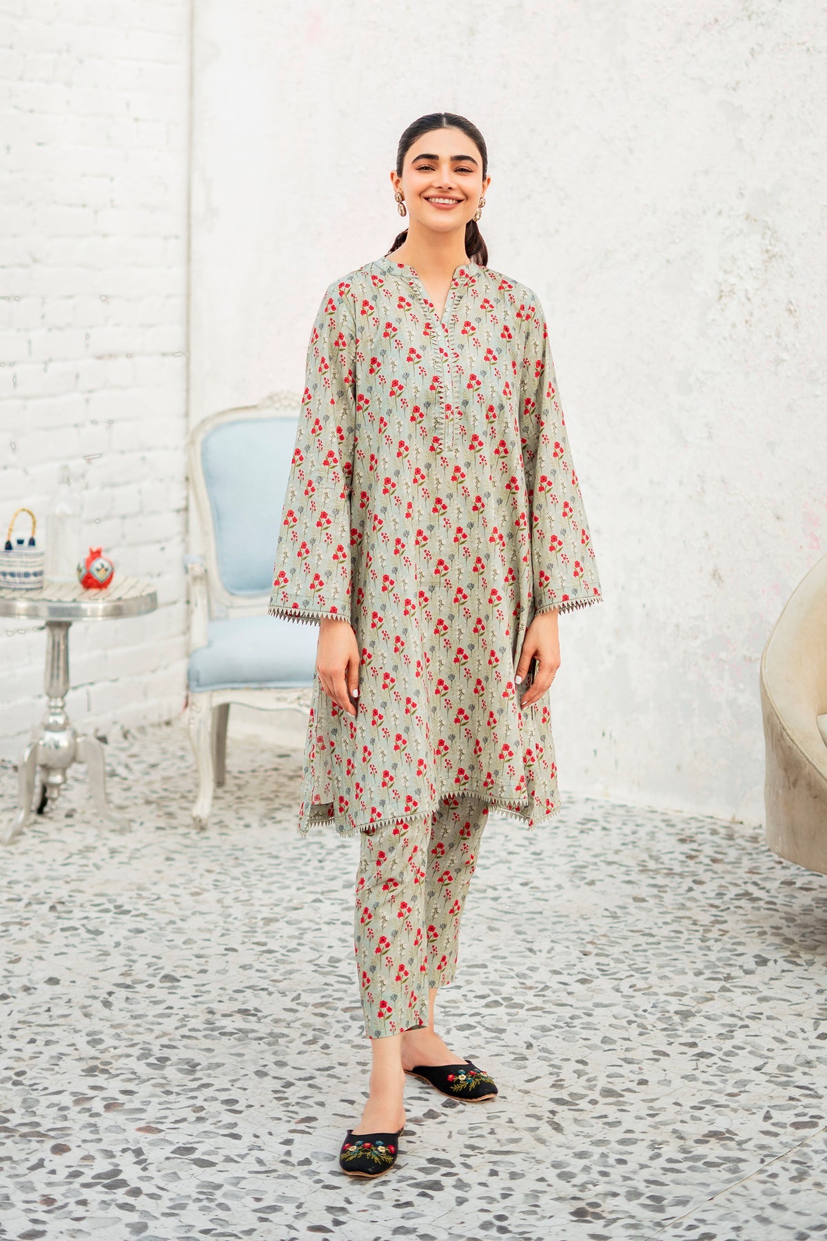 Shop Khaddar Suits &amp; Buy Linen Fabric Salwar Suits &amp; Ladies  Trouser Suits