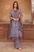 DIGITAL PRINTED 3PC LAWN DRESS WITH DIGITAL PRINTED CHIFFON DUPATTA-NJ735